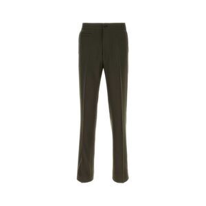 Namacheko Men Olive Green Wool Pant